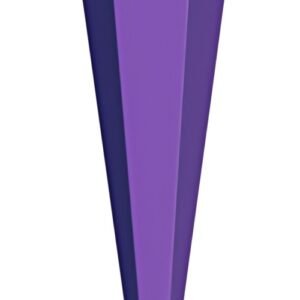 Cône scolaire ROTH vierge sans fermeture, 850 mm, violet