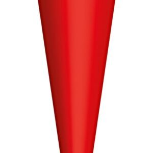 Cône scolaire ROTH vierge sans fermeture, 700 mm, rouge