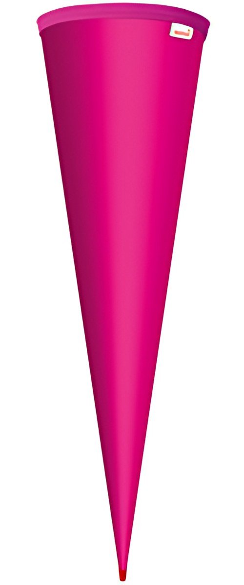 Cône scolaire ROTH vierge sans fermeture, 700 mm, rose