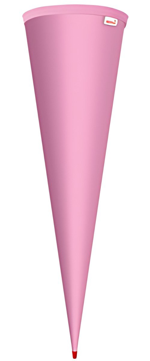 Cône scolaire ROTH vierge sans fermeture, 700 mm, rose