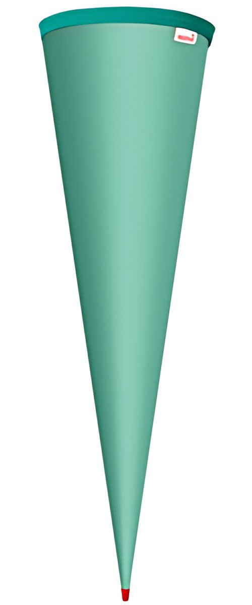 Cône scolaire ROTH vierge sans fermeture, 700 mm, menthe
