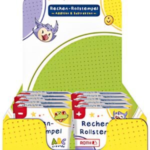 ROTH Rechen-Rollstempel "ABC Freunde", 10er Display