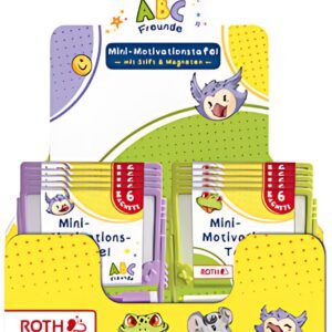 Mini tableau de motivation ROTH "ABC Friends", présentoir de 10