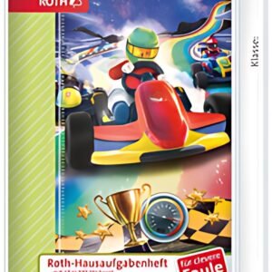 ROTH Hausaufgabenheft Kids für clevere Faule "Kart Race"