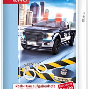 ROTH Hausaufgabenheft Kids für clevere Faule "Polizei 911"