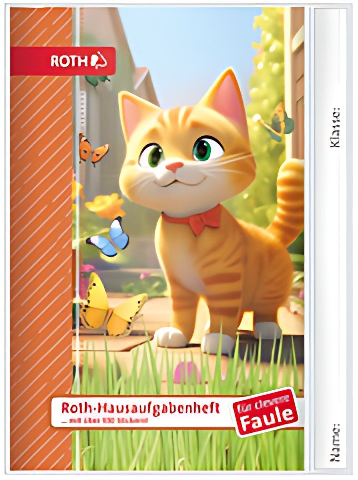 ROTH Hausaufgabenheft Kids für clevere Faule "Miez und Maus"