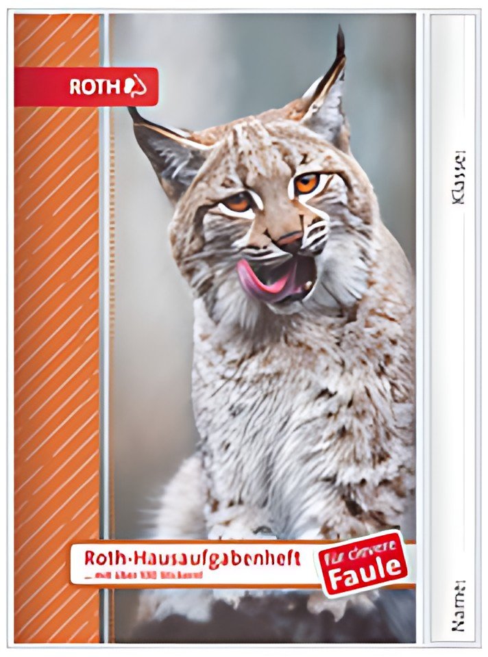 ROTH Hausaufgabenheft Tiere für clevere Faule "Luchs"