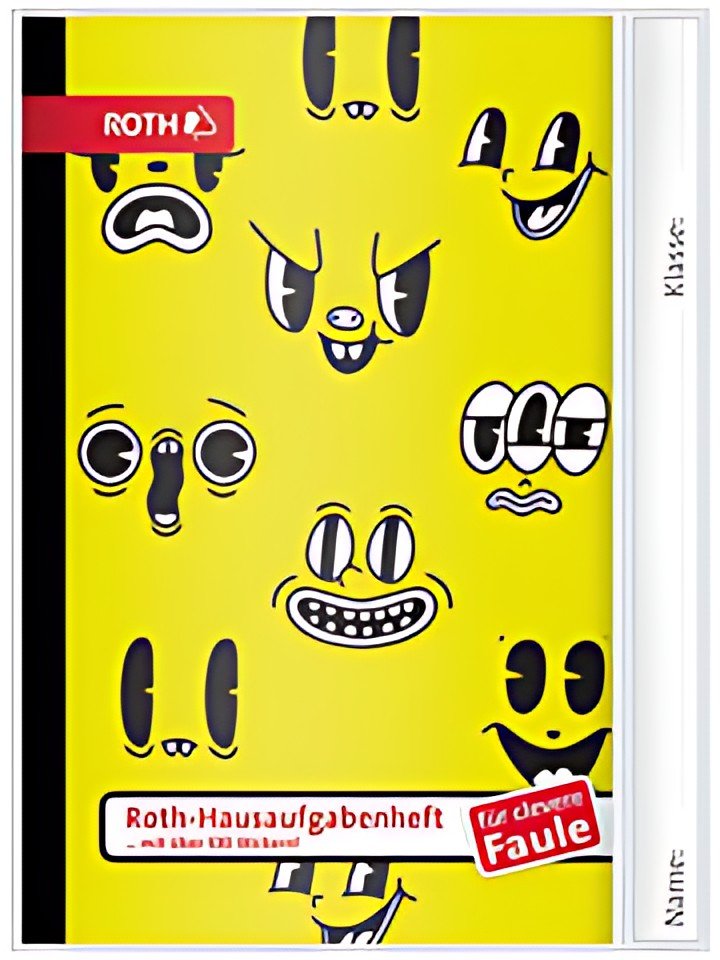 ROTH Hausaufgabenheft Teens für clevere Faule Fire Faces