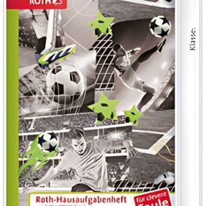 ROTH Hausaufgabenheft Teens für clevere Faule Soccer Collage
