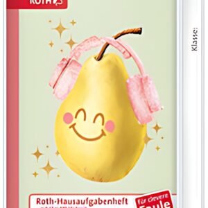 ROTH Hausaufgabenheft Teens für clevere Faule Cute Pear