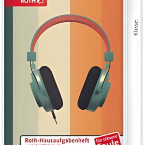 ROTH Hausaufgabenheft Teens für clevere Faule Retro Music