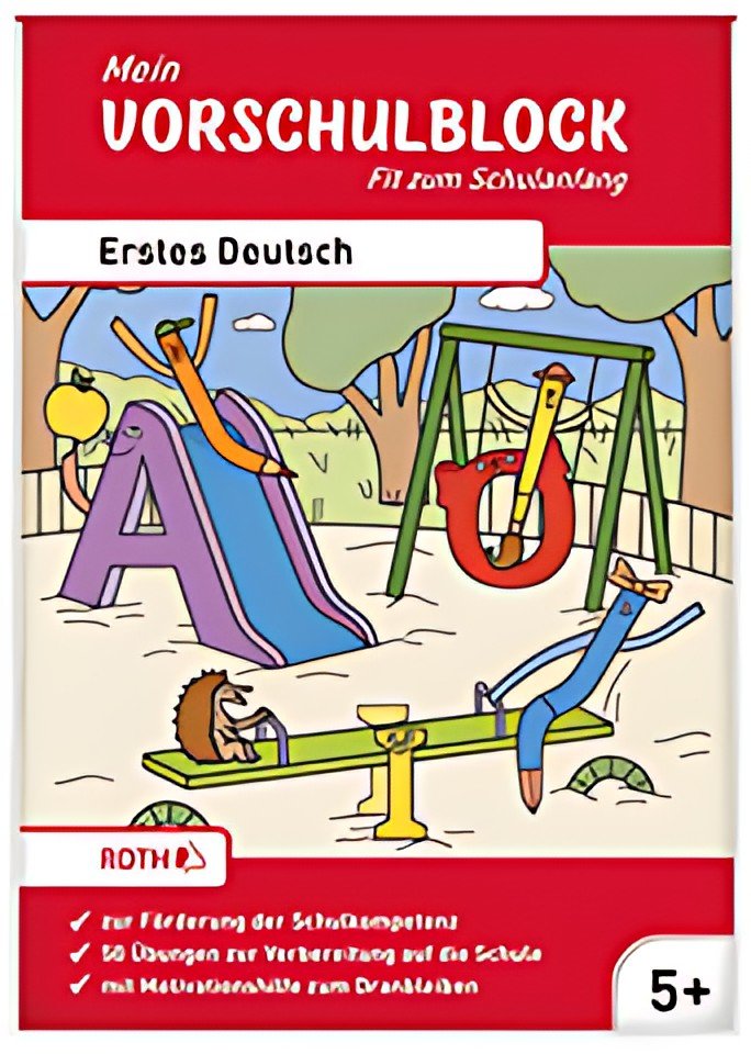 ROTH Mein Vorschulblock "Erstes Deutsch", DIN A5