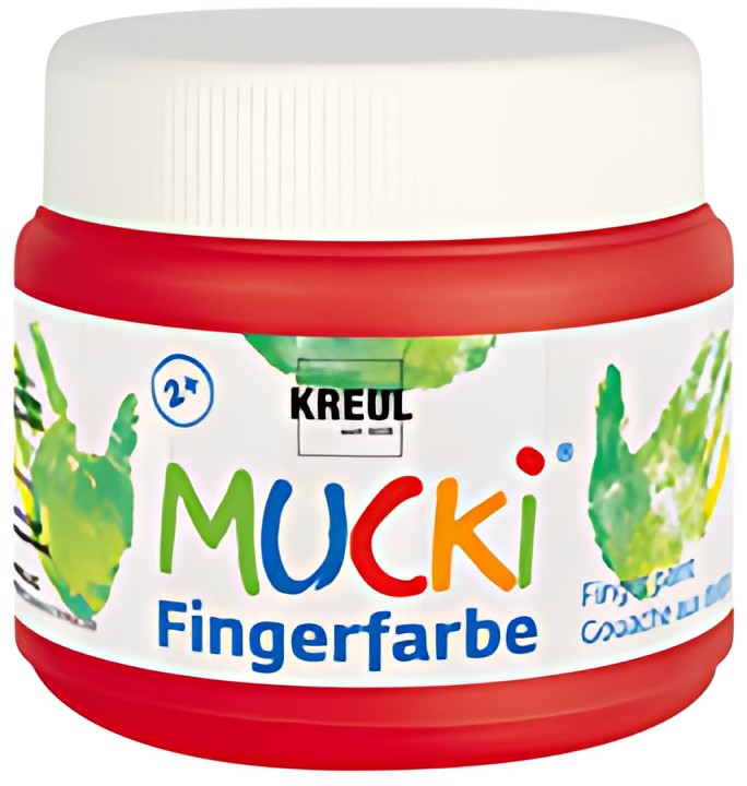 KREUL Gouache aux doigts "MUCKI", 150 ml, blanc