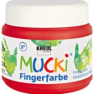 KREUL Gouache aux doigts "MUCKI", 150 ml, noir