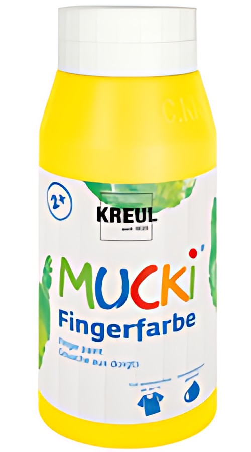 KREUL Gouaches aux doigts "MUCKI", 750 ml, orange