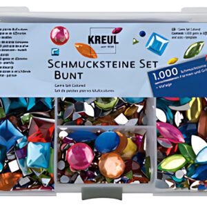 KREUL Set de pierres décoratives "Multicolore"