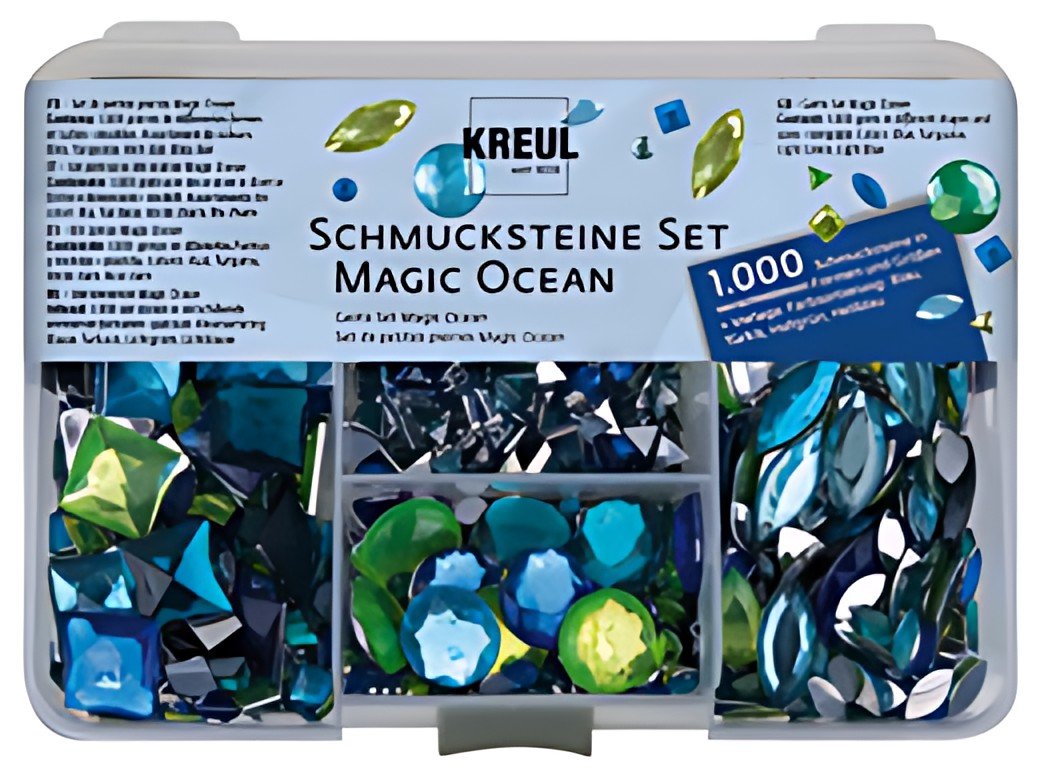 KREUL Set de pierres décoratives "Magic Ocean"