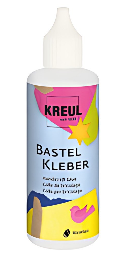 KREUL Colle de bricolage, dans un flacon en plastique, 80 ml