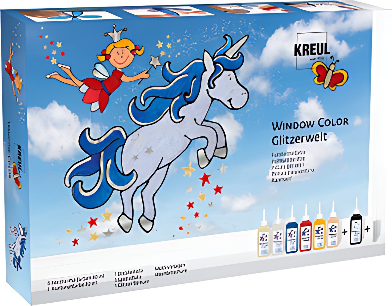 KREUL Window Color, kit monde pailleté