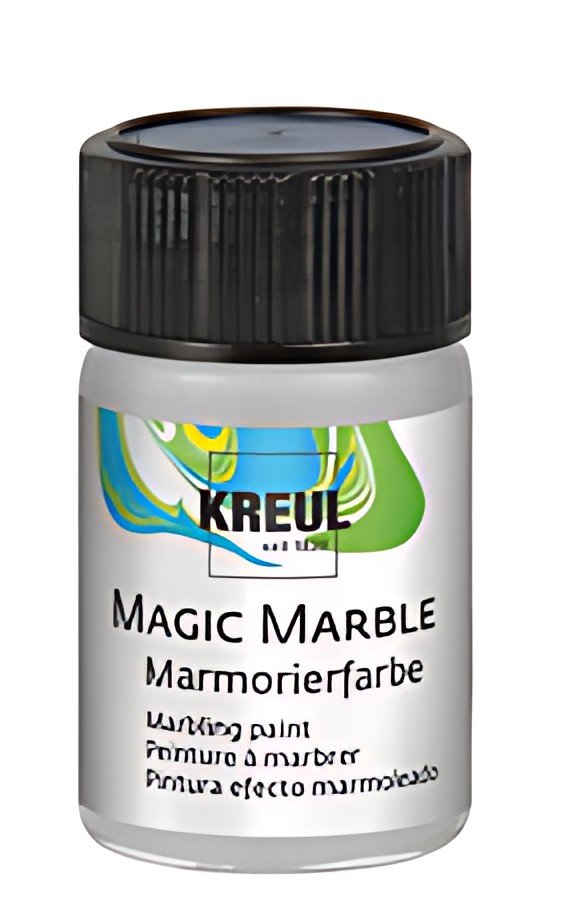 KREUL Peinture à marbrer "Magic Marble", 20 ml, argent