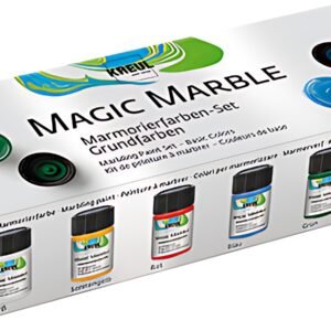 KREUL Peinture à marbrer "Magic Marble",kit couleurs de base