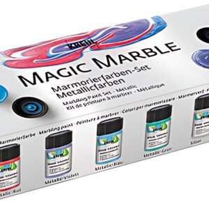 KREUL Peinture à marbrer "Magic Marble", set de peintures