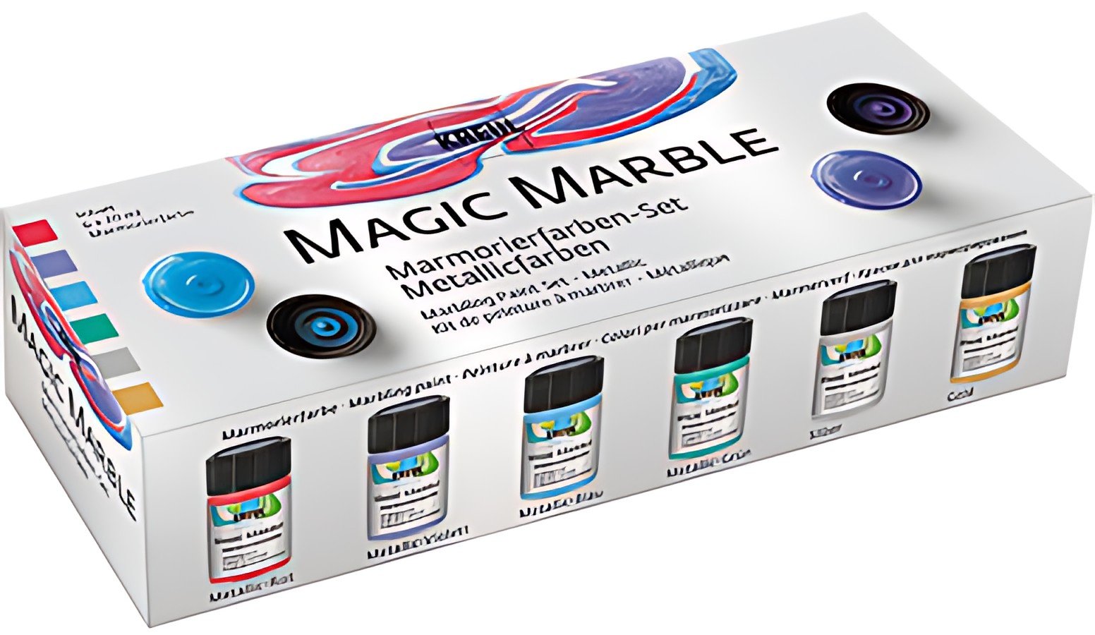KREUL Peinture à marbrer "Magic Marble", set de peintures