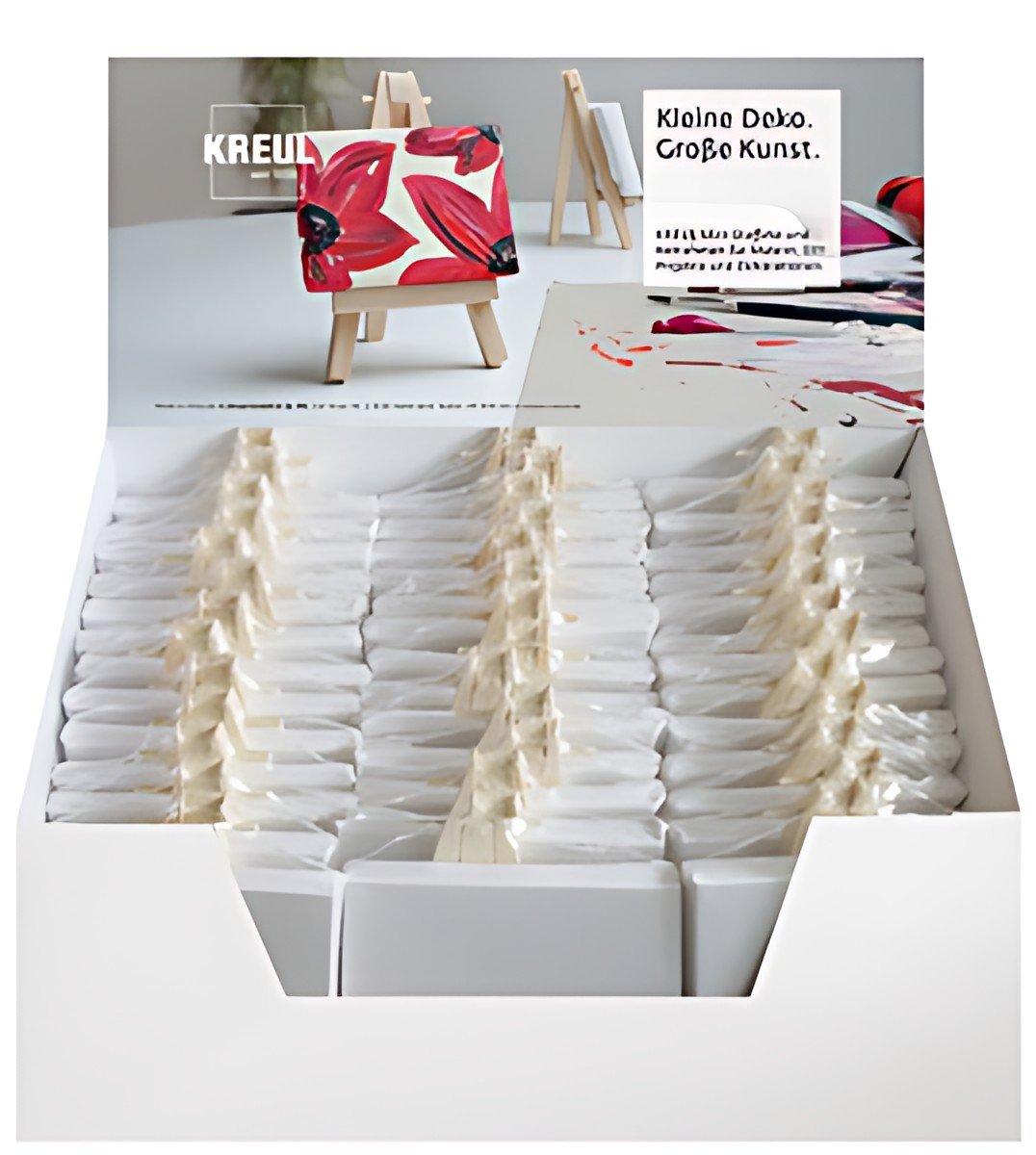 KREUL Mini châssis à toile & mini chevalet, dans présentoir
