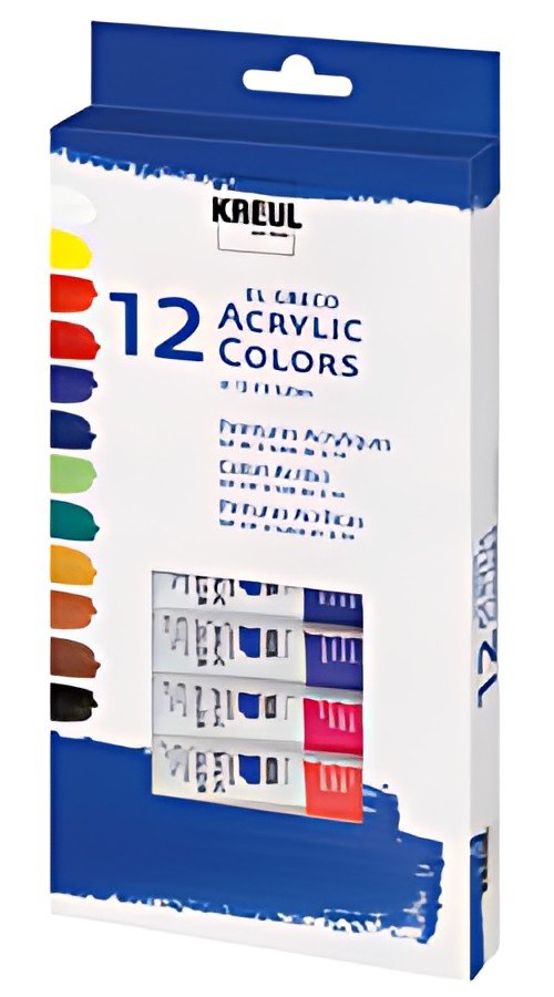 KREUL Peinture acrylique el Greco, 12 ml, set de 12