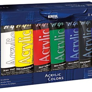 KREUL Peinture acrylique el Greco, 75 ml, Kit de 6
