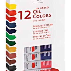 KREUL Peinture à l'huile el Greco, 12 ml, set de 12