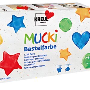 KREUL Peinture de bricolage "MUCKI", 80 ml, set de 6
