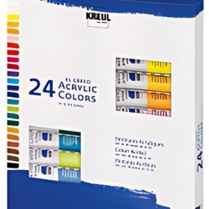 KREUL Peinture acrylique el Greco, 12 ml, set de 24