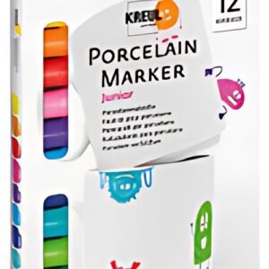 KREUL Marqueur pour porcelaine medium "Junior", set de 12
