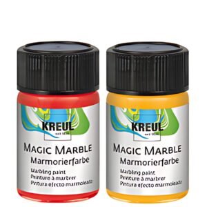 KREUL Peinture à marbrer "Magic Marble", 20 ml, jaune néon