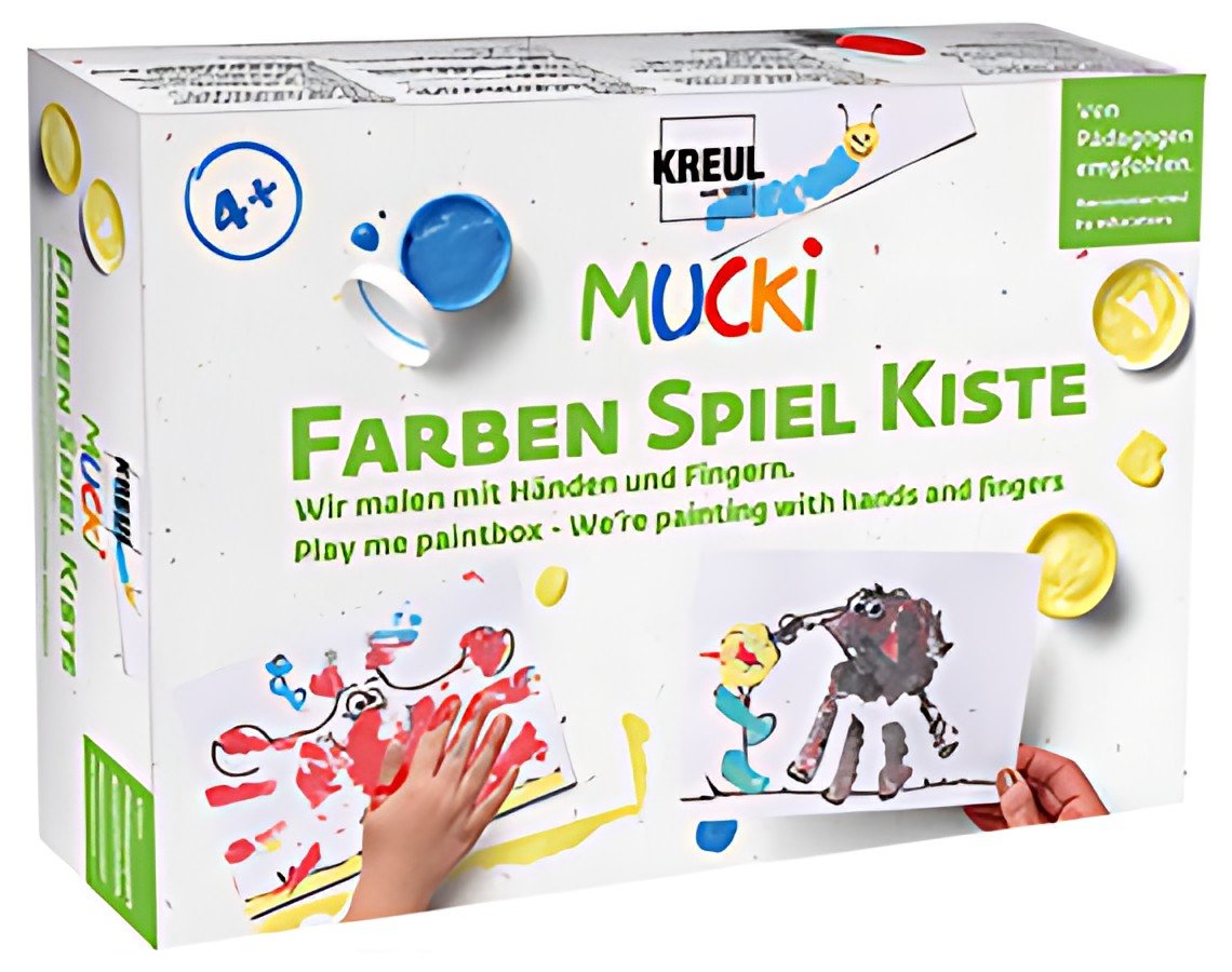 KREUL Peinture aux doigts "MUCKI", kit  5 x 50 ml