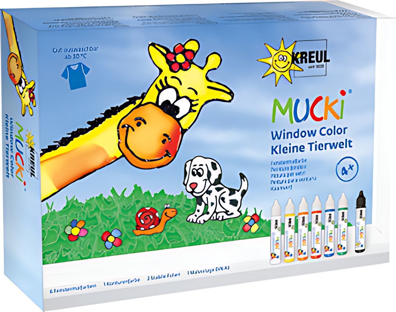 KREUL Window Color Pen "MUCKI", kit de 7