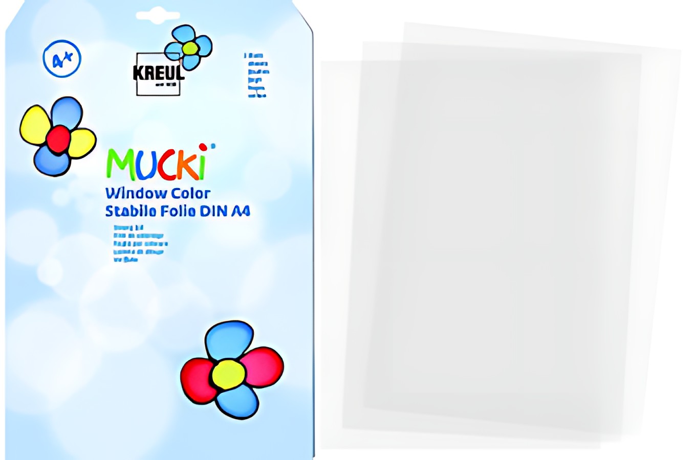 KREUL Film plastique spécial pour Window Color MUCKI, A4