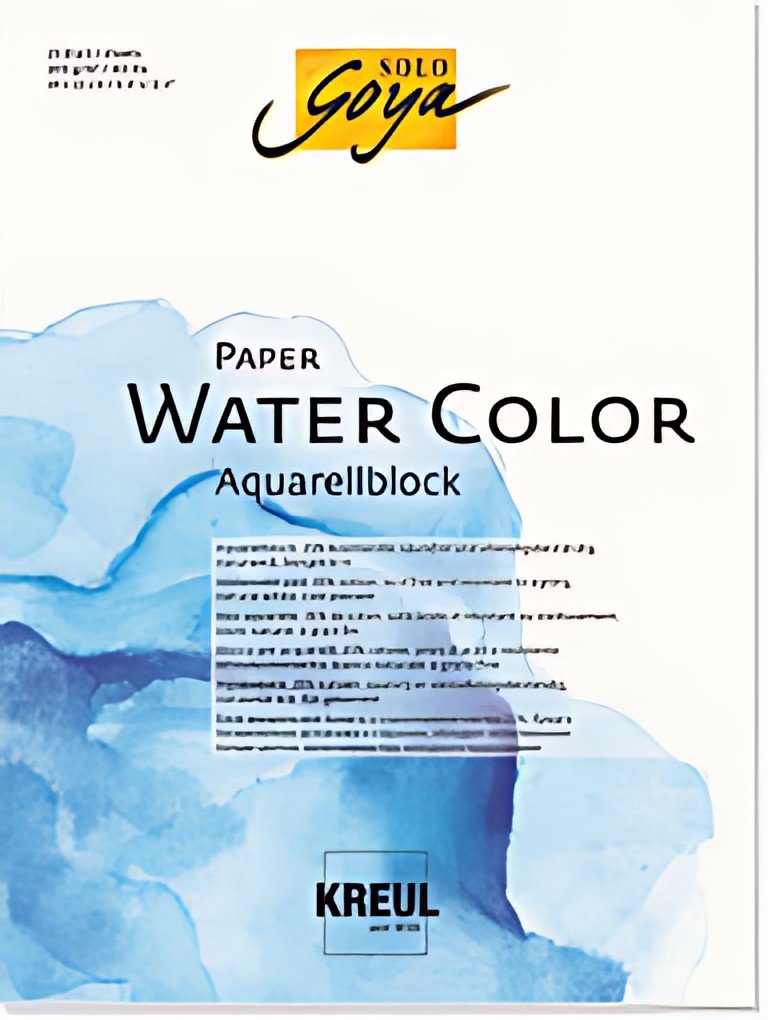 KREUL Bloc pour artistes SOLO Goya Paper Water Color