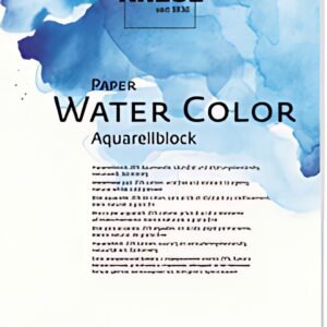 KREUL Bloc pour artistes Paper Water Color, A4, 10 feuilles