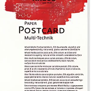 KREUL Bloc pour artistes Paper Postcard, A6, 20 feuilles
