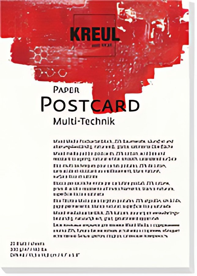 KREUL Bloc pour artistes Paper Postcard, A6, 20 feuilles