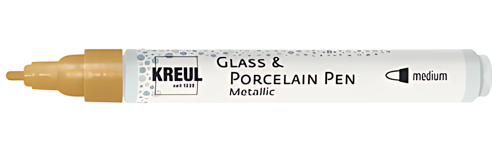 KREUL Glass & Porcelain Pen Metallic, or