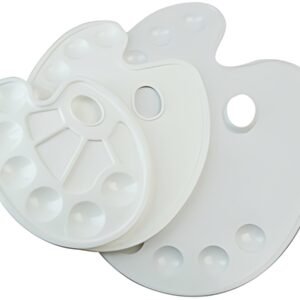 KREUL Palette de peinture SOLO Goya, plastique, ovale, blanc
