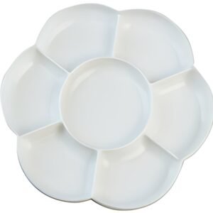 KREUL Palette de peinture SOLO Goya, plastique, rond, blanc