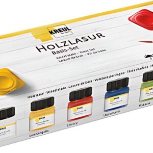 KREUL Lasure pour bois, set créatif 6 x 20 ml