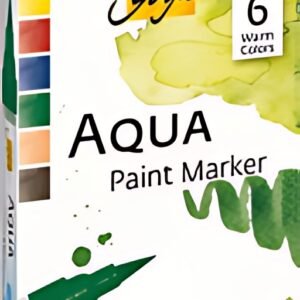 KREUL Stylo pinceau Aqua Paint SOLO Goya Warm Colors,set de6