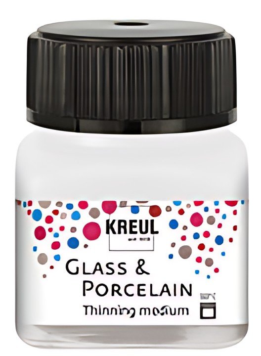 KREUL Diluant pour peinture "Glass & Porcelain", 20 ml