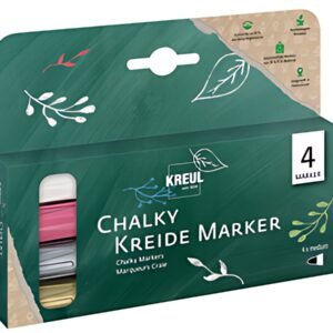 KREUL Marqueurs craie Chalky, Medium, set de 4