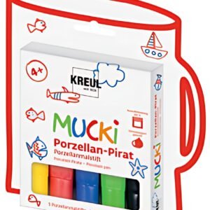 MUCKI Feutre pour porcelaine "MUCKI", set de 5